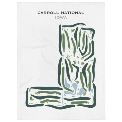 Carroll National Golf Club, Iowa - Printed Golf Courses