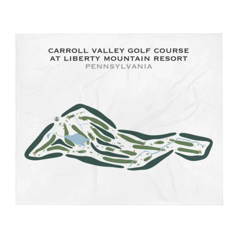 Carroll Valley Golf Course at Liberty Mountain Resort, Pennsylvania - Printed Golf Courses