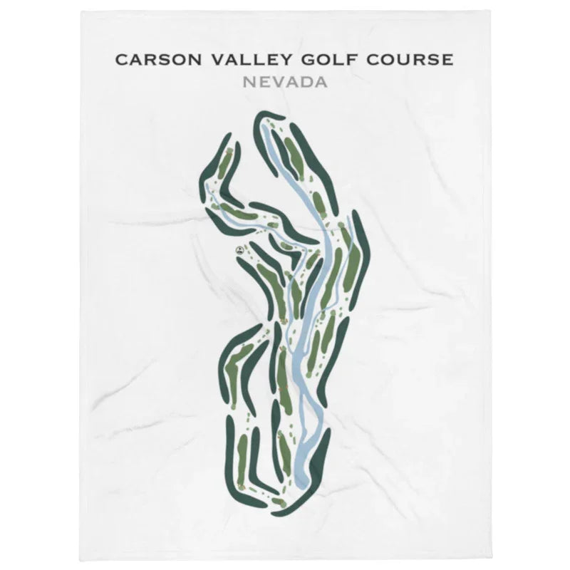 Carson Valley Golf Course, Nevada - Printed Golf Course