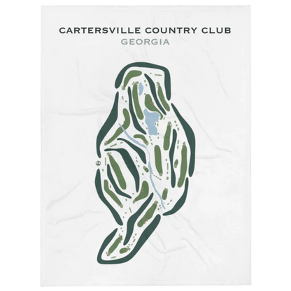 Cartersville Country Club, Georgia - Printed Golf Courses