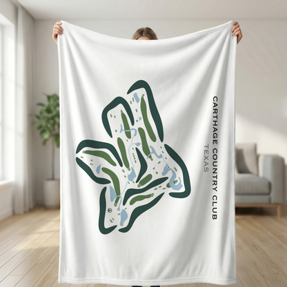 Carthage Country Club, Texas - Printed Golf Courses