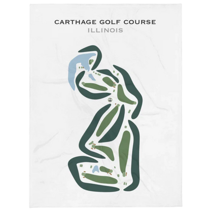 Carthage Golf Course, Illinois - Printed Golf Courses