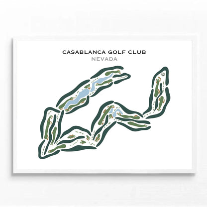Casablanca Golf Club, Nevada - Printed Golf Courses