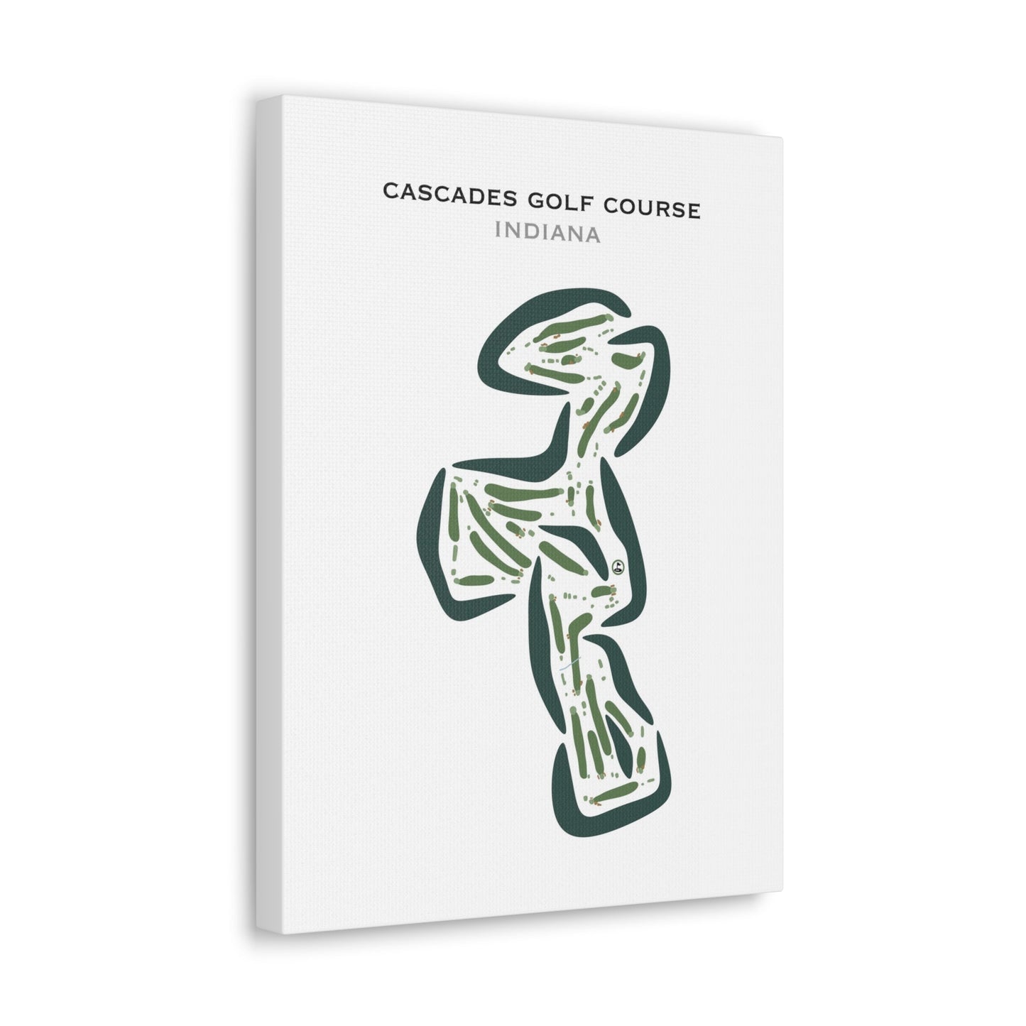 Cascades Golf Course, Indiana - Printed Golf Courses