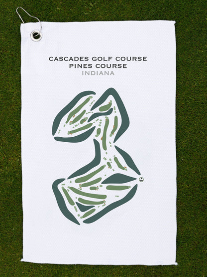 Cascades Golf Course - Pines Course, Indiana - Printed Golf Courses