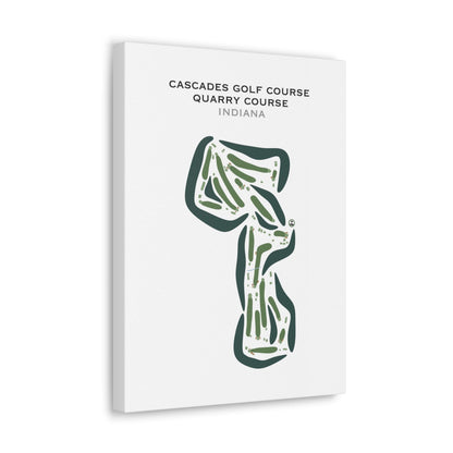 Cascades Golf Course - Quarry Course, Indiana - Printed Golf Courses