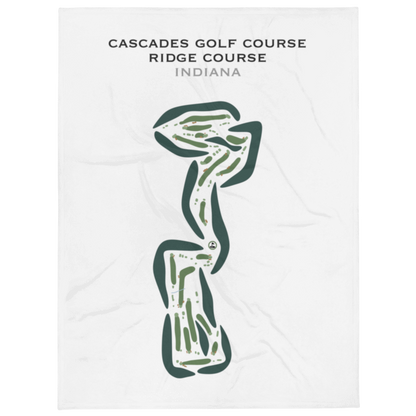 Cascades Golf Course - Ridge Course, Indiana - Printed Golf Courses
