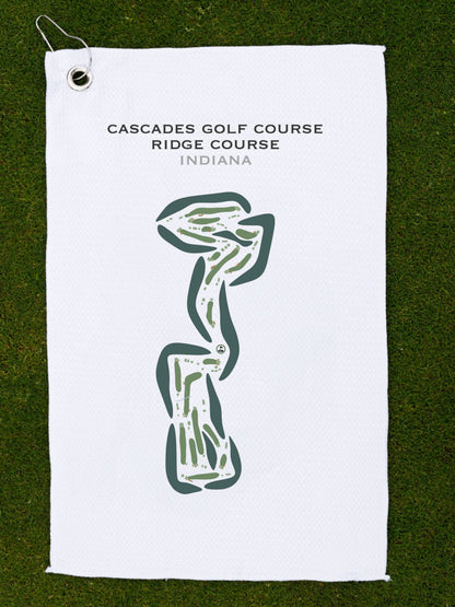 Cascades Golf Course - Ridge Course, Indiana - Printed Golf Courses