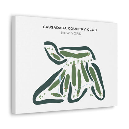 Cassadaga Country Club, New York - Printed Golf Courses