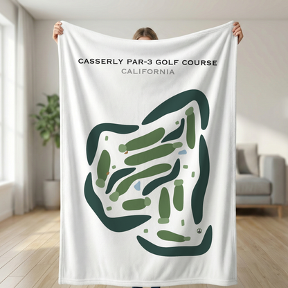 Casserly Par-3 Golf Course, California - Printed Golf Courses