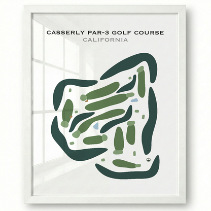 Casserly Par-3 Golf Course, California - Printed Golf Courses