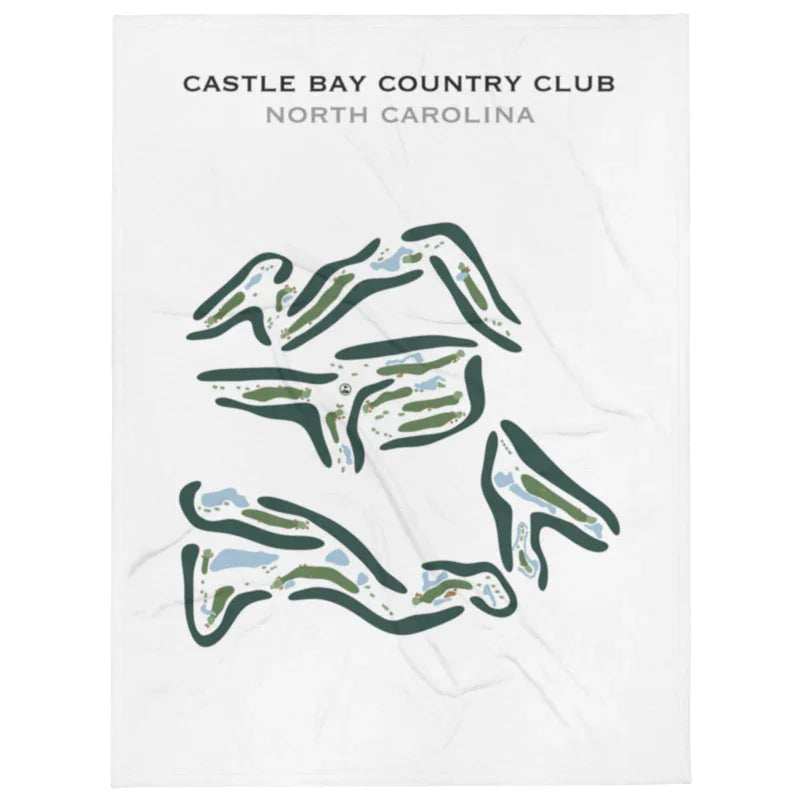 Castle Bay Country Club, North Carolina - Printed Golf Course