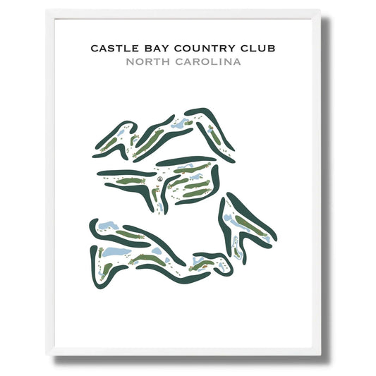 Castle Bay Country Club, North Carolina - Printed Golf Course