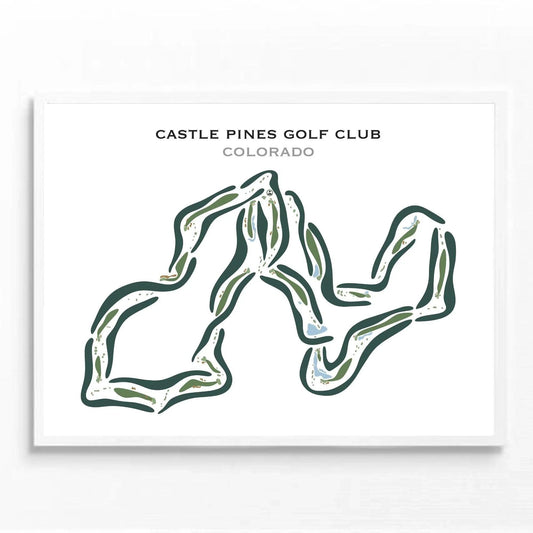 Castle Pines Golf Club, Colorado - Printed Golf Courses