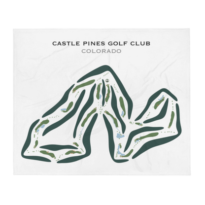Castle Pines Golf Club, Denver, Colorado - Printed Golf Courses