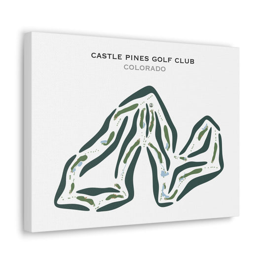 Castle Pines Golf Club, Denver, Colorado - Printed Golf Courses