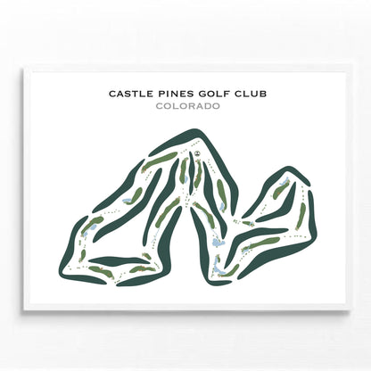 Castle Pines Golf Club, Denver, Colorado - Printed Golf Courses