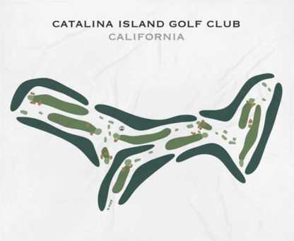 Catalina Island Golf Club, California - Printed Golf Courses