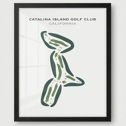 Catalina Island Golf Club, California - Printed Golf Courses