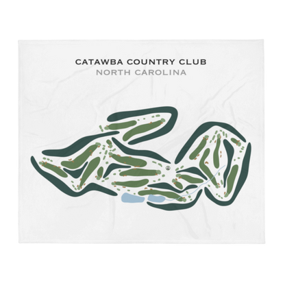 Catawba Country Club, North Carolina - Printed Golf Courses