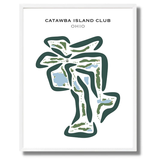 Catawba Island Club, Ohio - Printed Golf Courses