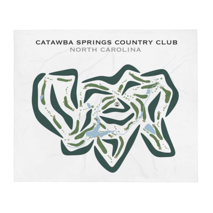 Catawba Springs Country Club, North Carolina - Printed Golf Courses