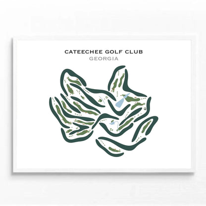 Cateechee Golf Club, Georgia - Printed Golf Courses