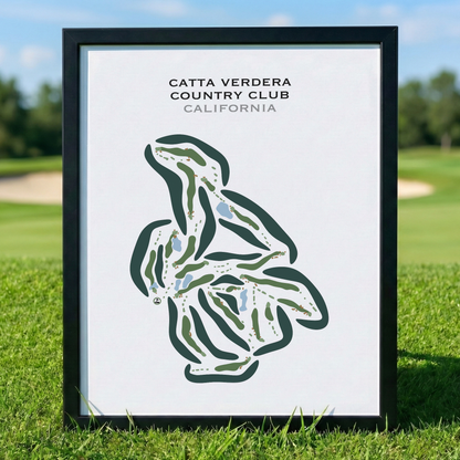 Catta Verdera Country Club, California - Printed Golf Course