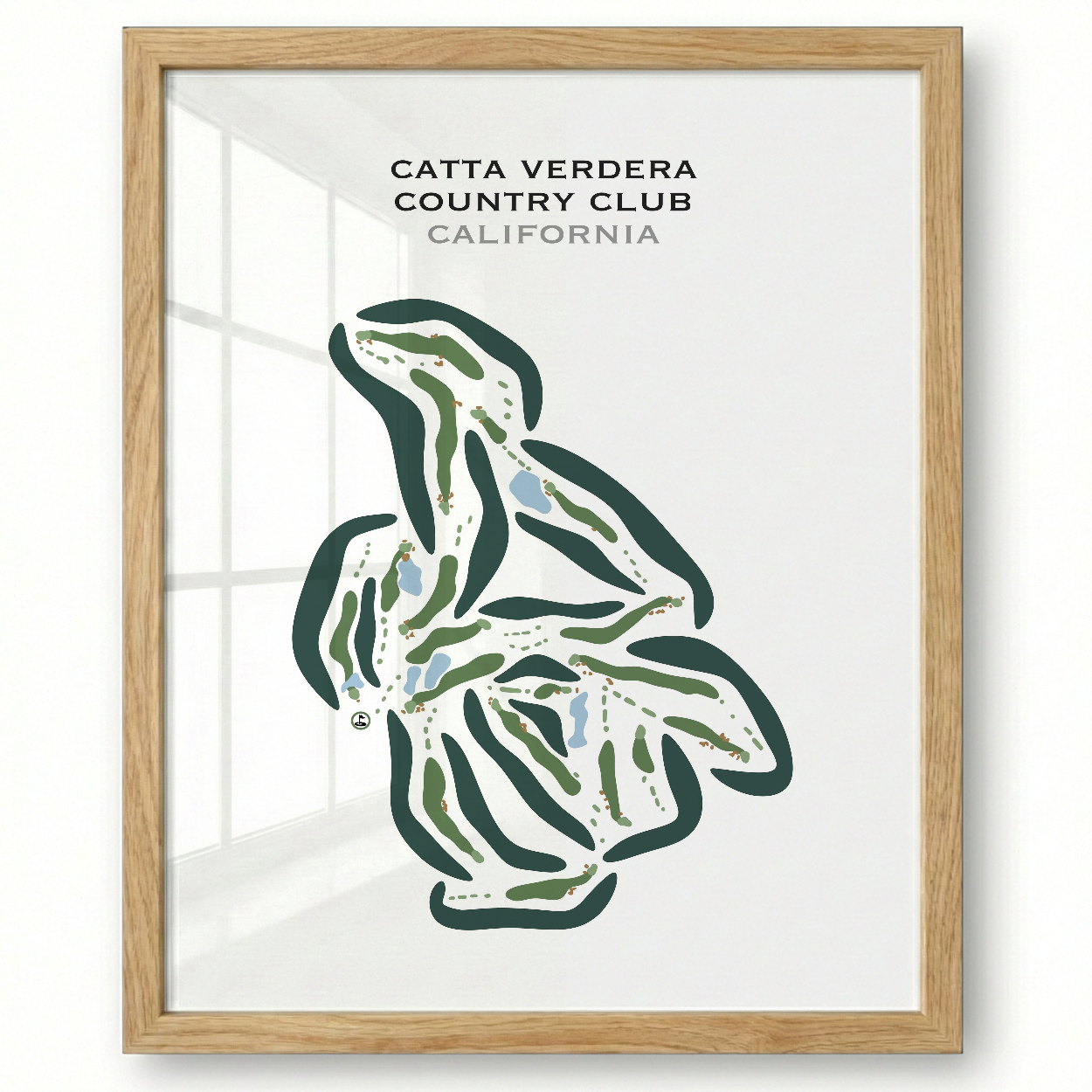Catta Verdera Country Club, California - Printed Golf Course