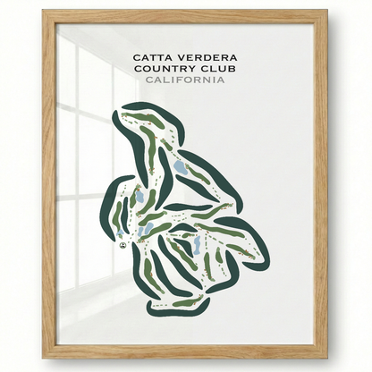 Catta Verdera Country Club, California - Printed Golf Course