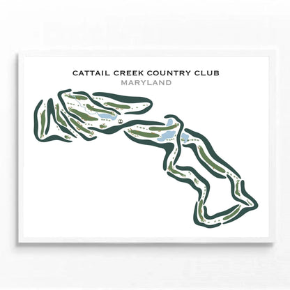 Cattail Creek Country Club, Maryland - Printed Golf Courses