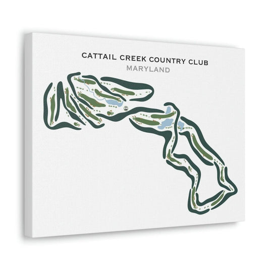 Cattail Creek Country Club, Maryland - Printed Golf Courses