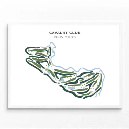 Cavalry Club, New York - Printed Golf Courses