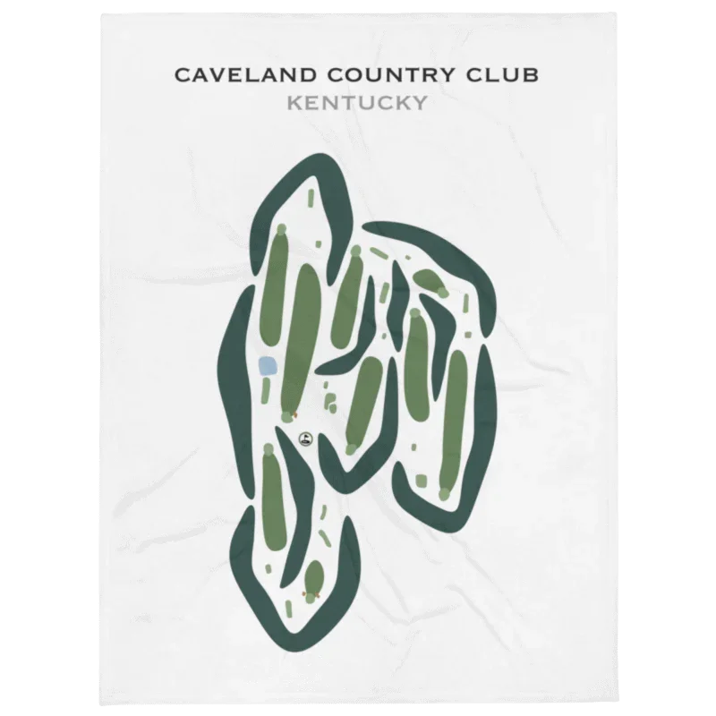 Caveland Country Club, Kentucky - Printed Golf Courses