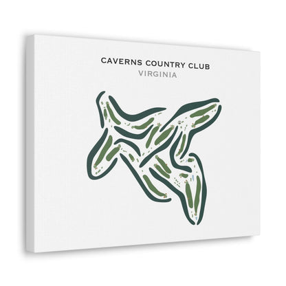 Caverns Country Club, Virginia - Printed Golf Courses