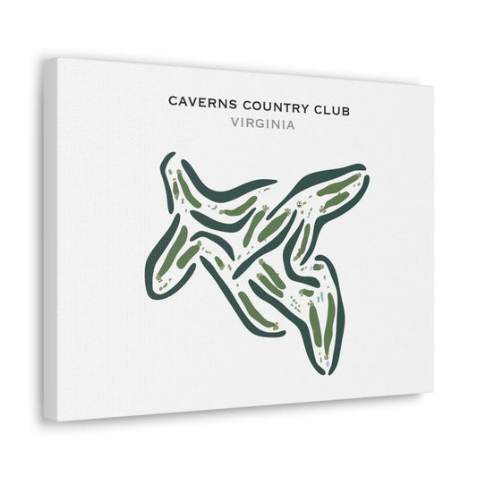 Caverns Country Club, Virginia - Printed Golf Courses