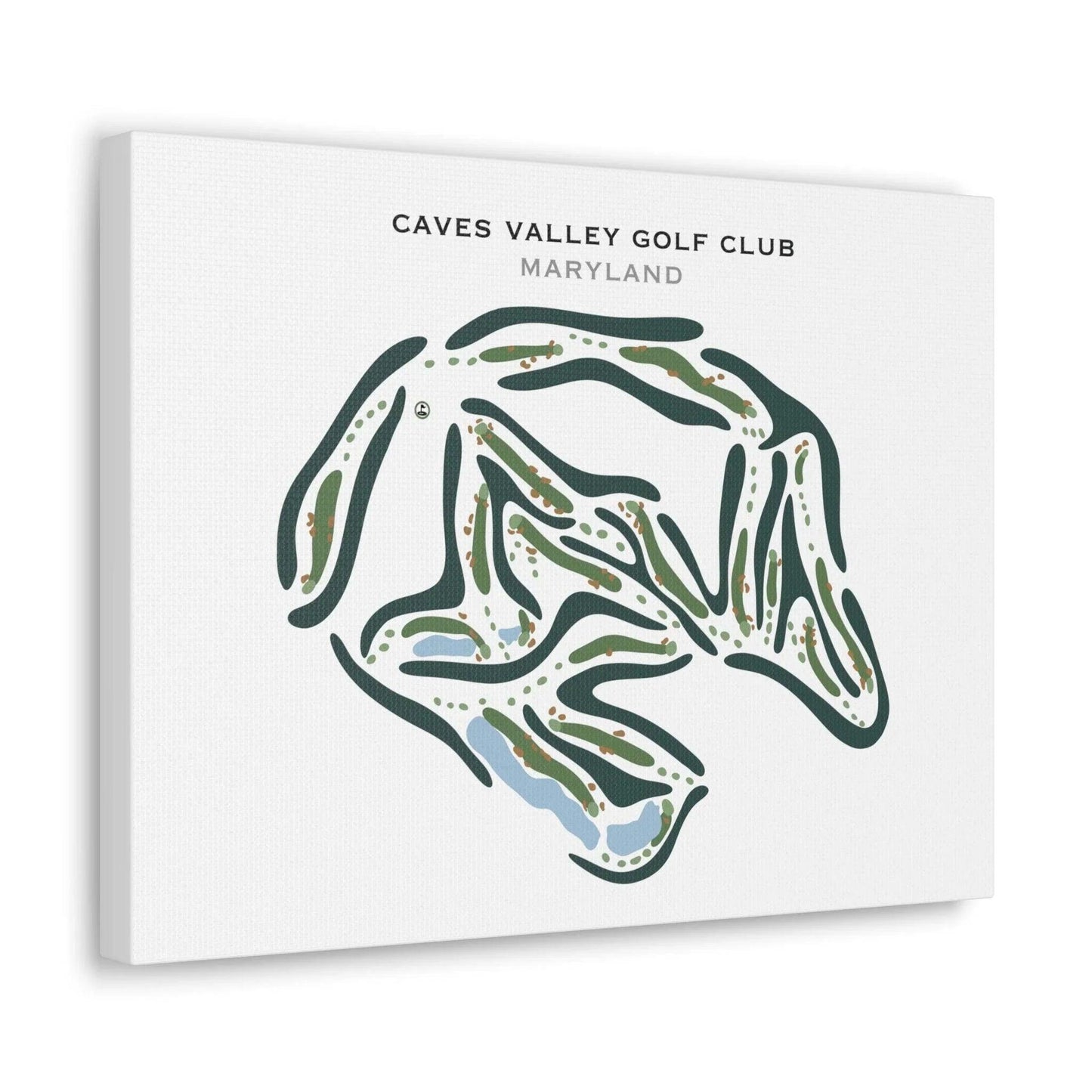 Caves Valley Golf Club, Maryland - Printed Golf Courses