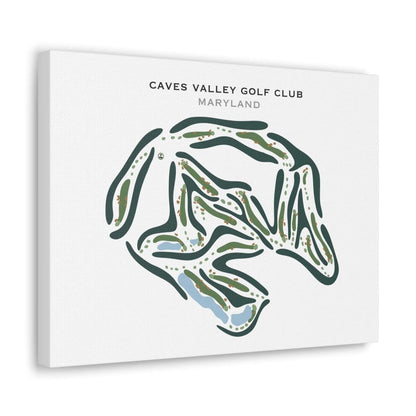 Caves Valley Golf Club, Maryland - Printed Golf Courses