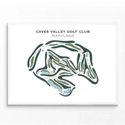 Caves Valley Golf Club, Maryland - Printed Golf Courses