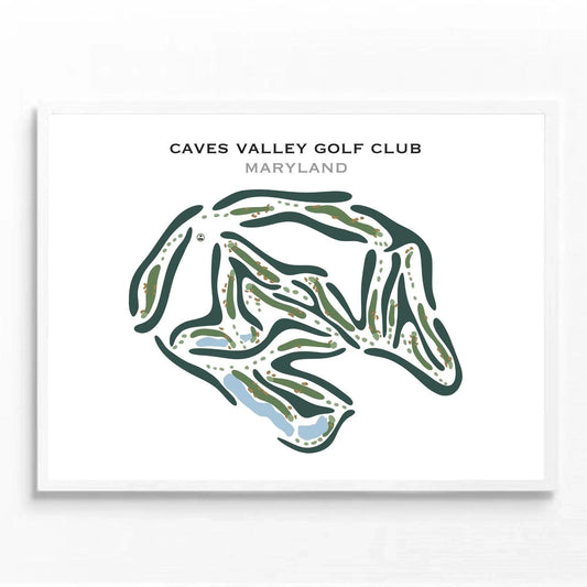 Caves Valley Golf Club, Maryland - Printed Golf Courses
