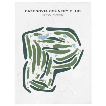 Cazenovia Country Club, New York - Printed Golf Course