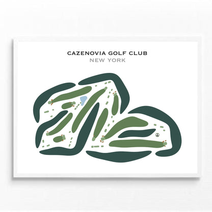 Cazenovia Golf Club, New York (9 Hole Course) - Printed Golf Courses