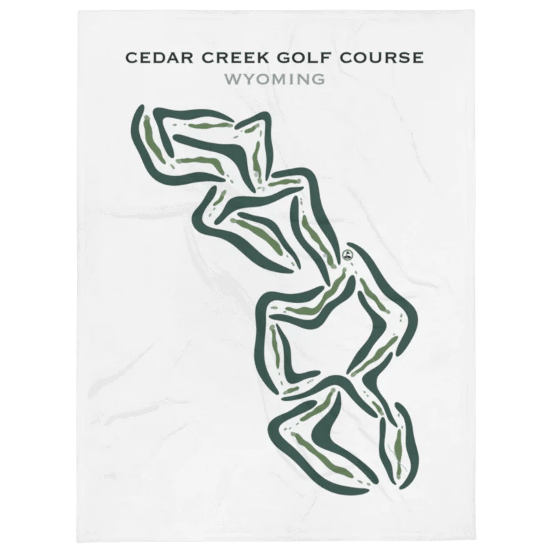 Cedar Creek Golf Course, Star Valley Ranch Wyomin - Printed Golf Courses