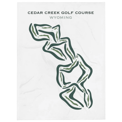 Cedar Creek Golf Course, Star Valley Ranch Wyomin - Printed Golf Courses