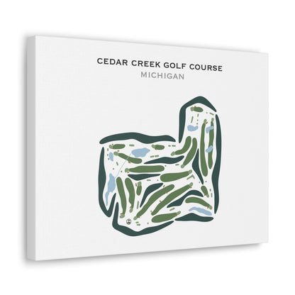 Cedar Creek Golf Course, Michigan - Printed Golf Courses
