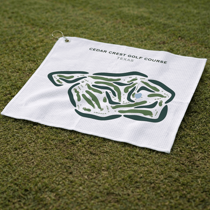 Cedar Crest Golf Course, Texas - Printed Golf Course