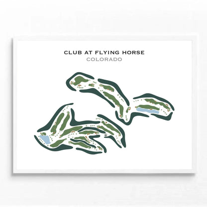 Club At Flying Horse, Colorado - Printed Golf Course
