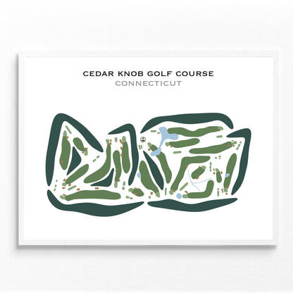 Cedar Knob Golf Course, Connecticut - Printed Golf Courses
