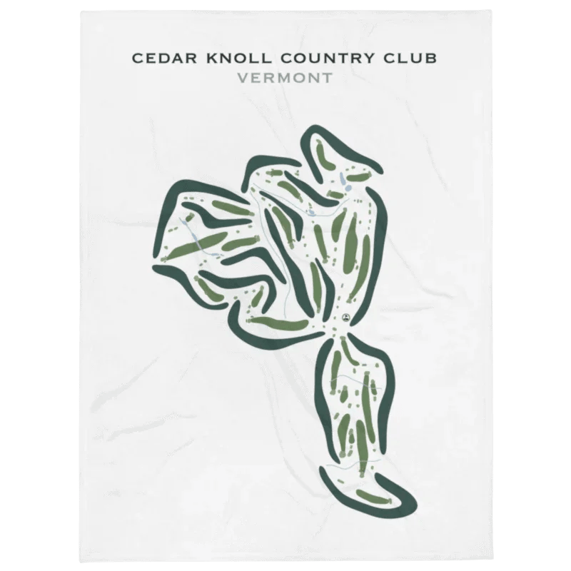 Cedar Knoll Country Club, Vermont - Printed Golf Courses