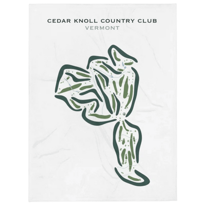 Cedar Knoll Country Club, Vermont - Printed Golf Courses
